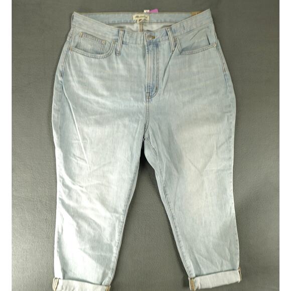 Madewell Curvy Perfect Vintage Jeans Light Wash High Rise Ankle Womens New 32 - Picture 1 of 9